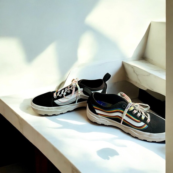 Vans Sentry Old Skool Pride Sneakers with Rainbow Accents - Picture 1 of 5